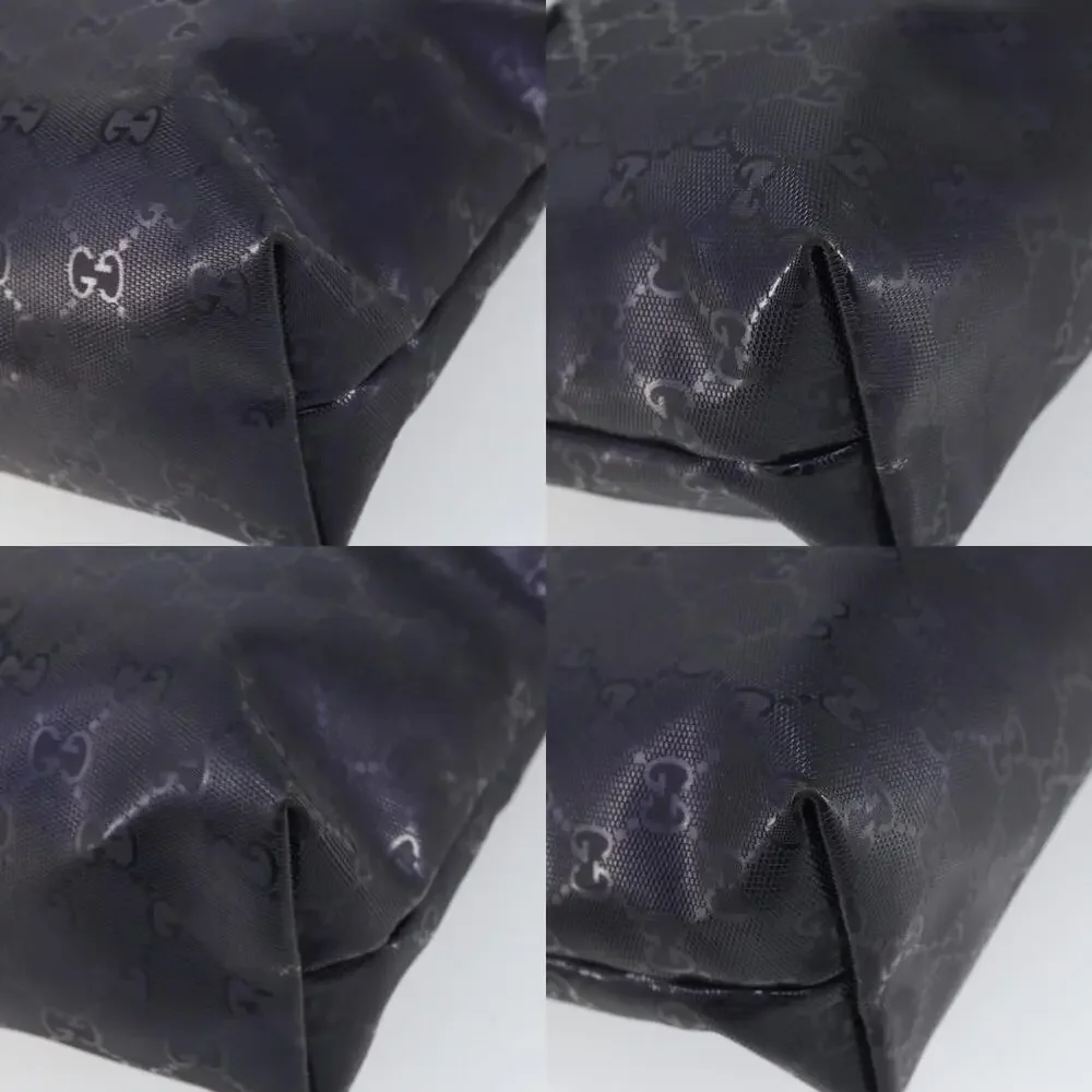 Gucci GG Imprime Coated Canvas Tote Bag Purple